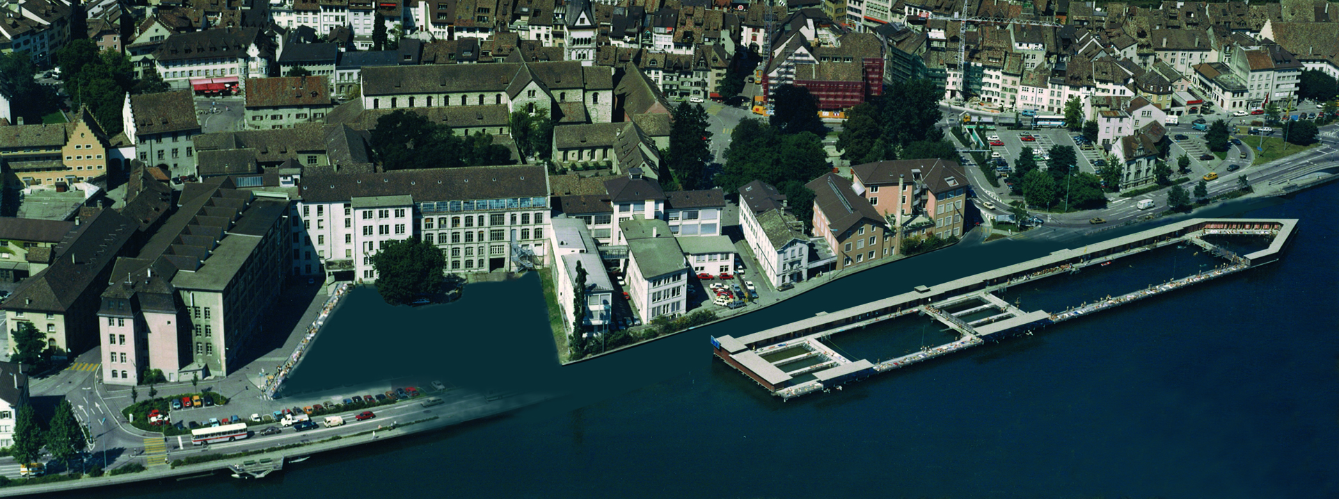 BILDKOLUMNE ZUM SCHAFFHAUSER RHEINUFER